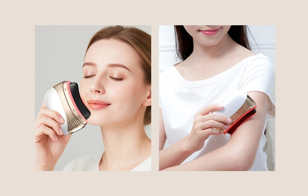 ANLAN 02-AGSY53-02A 2-in-1 Face and Head Massager aprašymas - Prekės nuotrauka