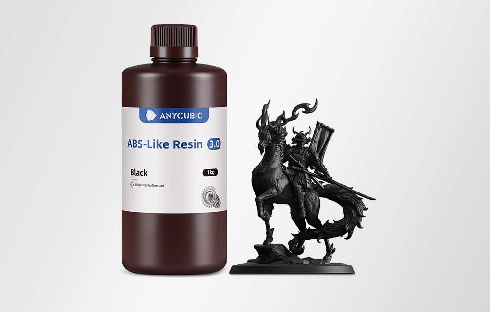 ANYCUBIC ABS-Like Resin 3.0 (Juodas) aprašymas - Prekės nuotrauka
