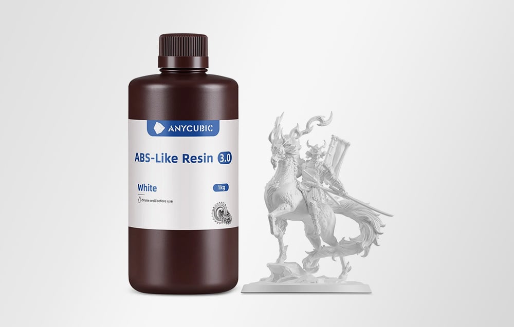 ANYCUBIC ABS-Like Resin 3.0 (Baltas) aprašymas - Prekės nuotrauka