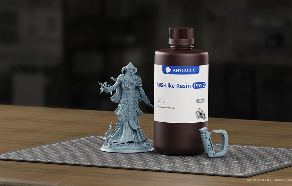 Anycubic ABS-like Resin Pro 2 (skaidri spalva) aprašymas - Prekės nuotrauka