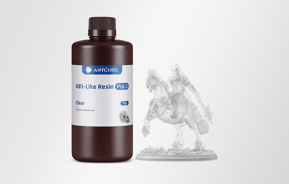 Anycubic ABS-like Resin Pro 2 (skaidri spalva) aprašymas - Prekės nuotrauka