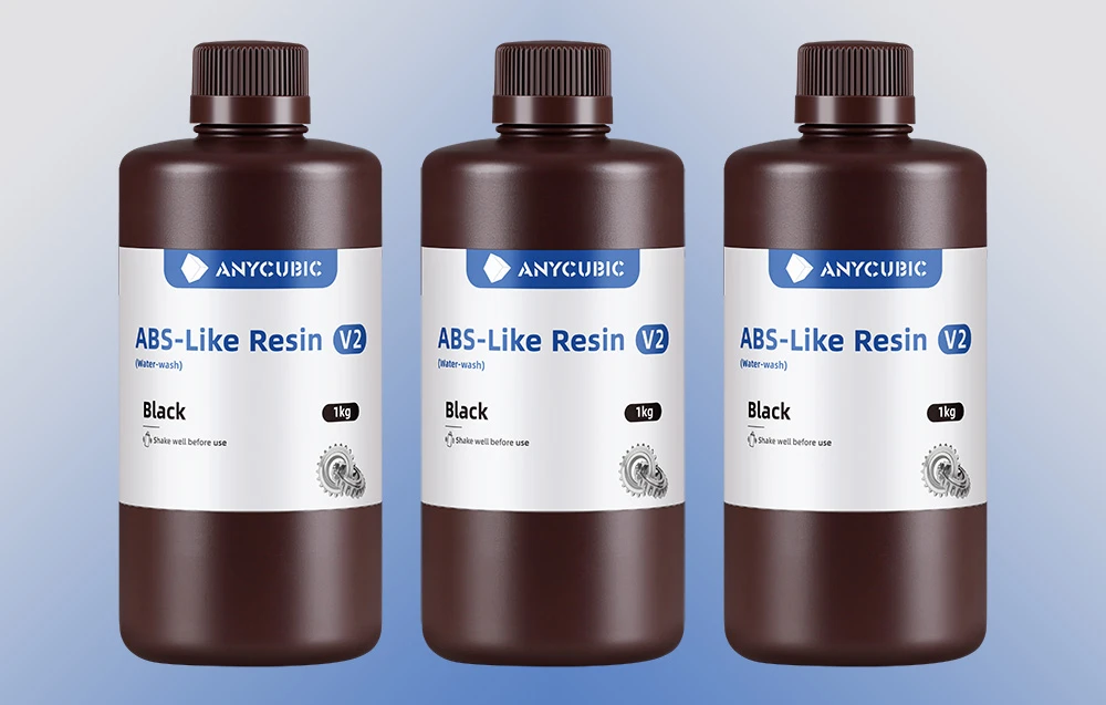 Anycubic – ABS Like Resin V2 – Juoda – 1kg aprašymas - Prekės nuotrauka Anycubic – ABS Like Resin V2 – Juoda – 1kg aprašymas - Prekės nuotrauka