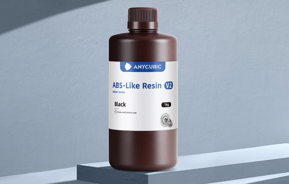 Anycubic – ABS Like Resin V2 – Juoda – 1kg aprašymas - Prekės nuotrauka Anycubic – ABS Like Resin V2 – Juoda – 1kg aprašymas - Prekės nuotrauka