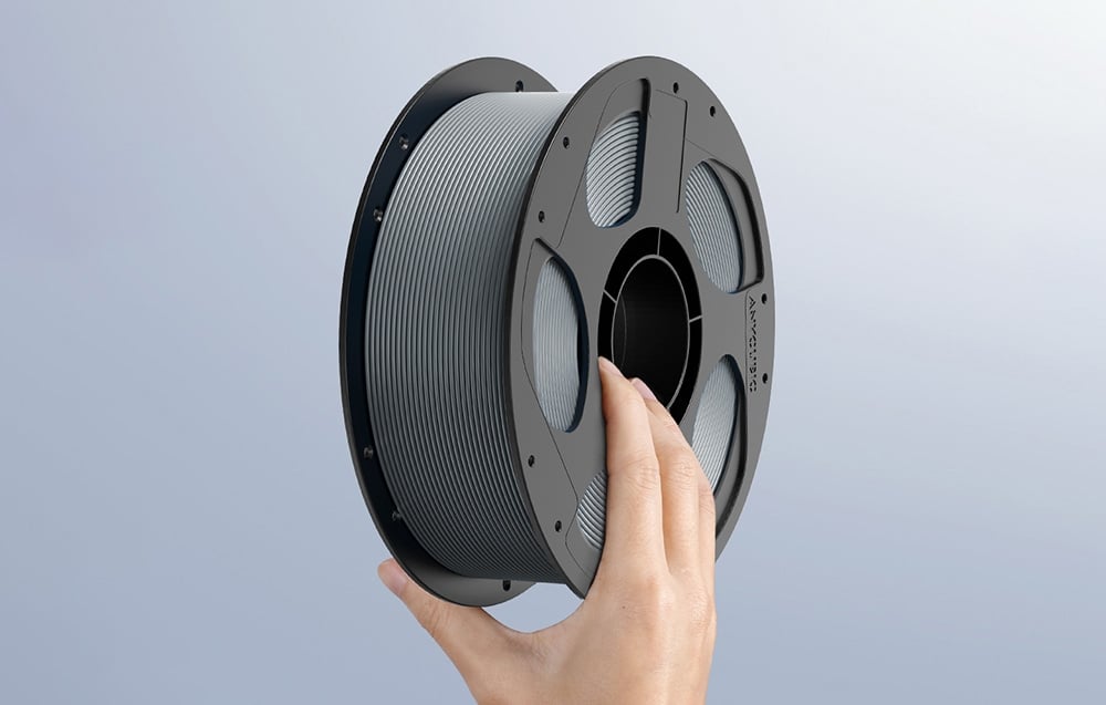 AnyCubic PLA Filament 1,75 mm, 1kg, Pilkas aprašymas - Prekės nuotrauka AnyCubic PLA Filament 1,75 mm, 1kg, Pilkas aprašymas - Prekės nuotrauka