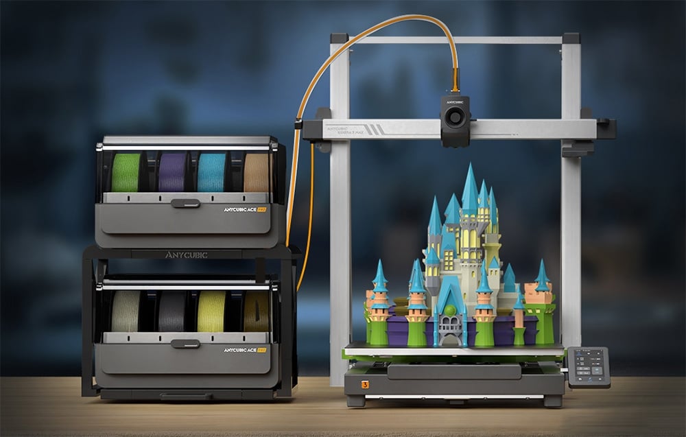 Anycubic-cobra-3-max-combo-3D-printer