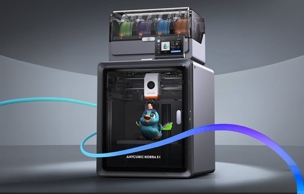 ANYCUBIC Kobra S1 ACE 2 Pro Combo 3D spausdintuvas aprašymas - Prekės nuotrauka