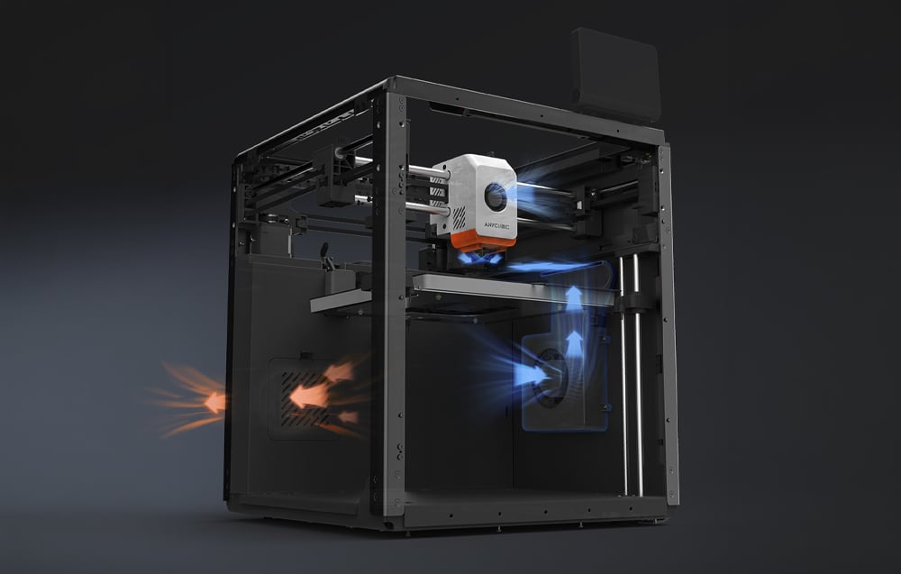 ANYCUBIC Kobra S1 ACE 2 Pro Combo 3D spausdintuvas aprašymas - Prekės nuotrauka