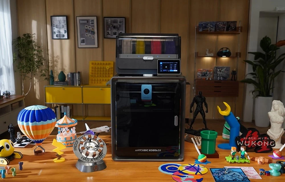 Anycubic Kobra S1 Combo 3D Spausdintuvas aprašymas - Prekės nuotrauka Anycubic Kobra S1 Combo 3D Spausdintuvas aprašymas - Prekės nuotrauka