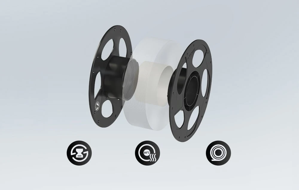 Anycubic PC Filament (Juodas) 1kg aprašymas - Prekės nuotrauka