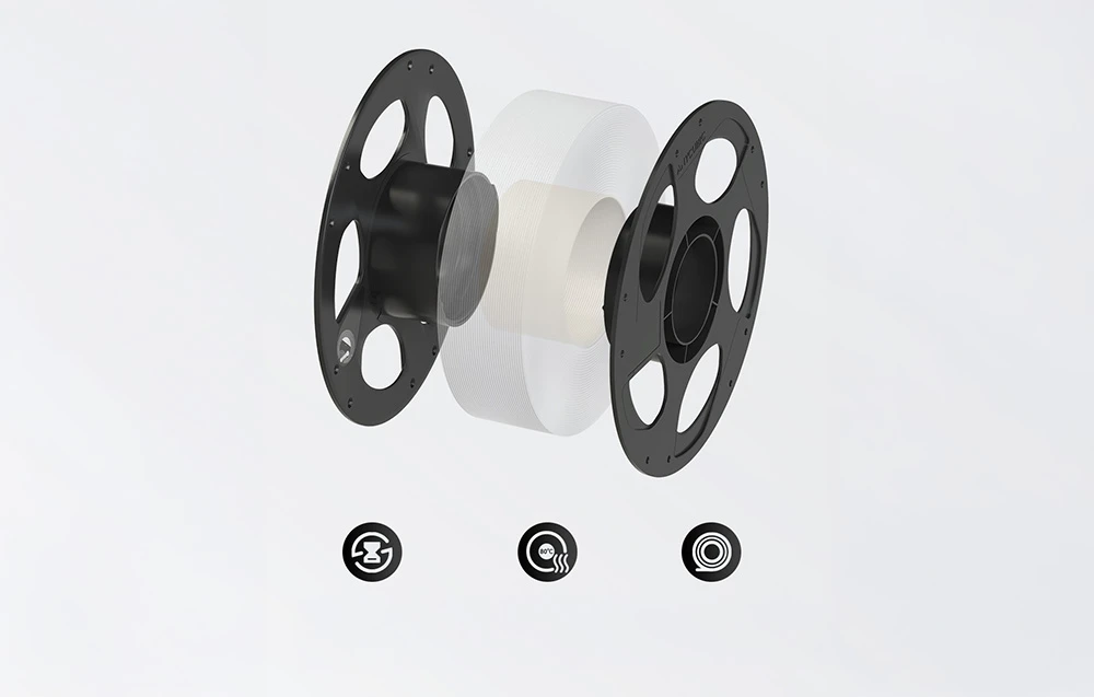 Anycubic PETG Filament (Juodas) 1kg aprašymas - Prekės nuotrauka