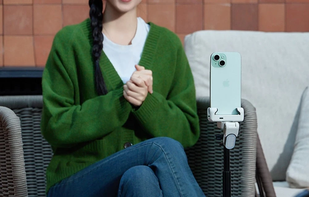 AOCHUAN M1 Pro Gimbal with RGB Lighting (Baltas) aprašymas - Prekės nuotrauka