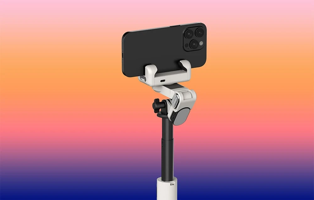 AOCHUAN M1 Pro Gimbal with RGB Lighting (Baltas) aprašymas - Prekės nuotrauka