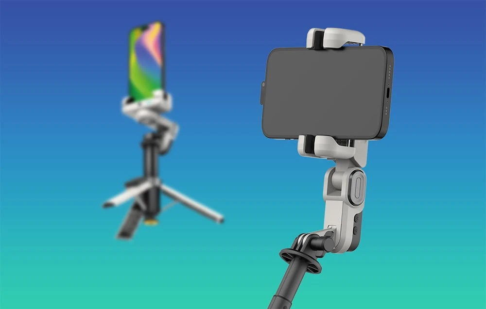 AOCHUAN M3 Pro Mini Gimbal with AI Sensor (Baltas) aprašymas - Prekės nuotrauka