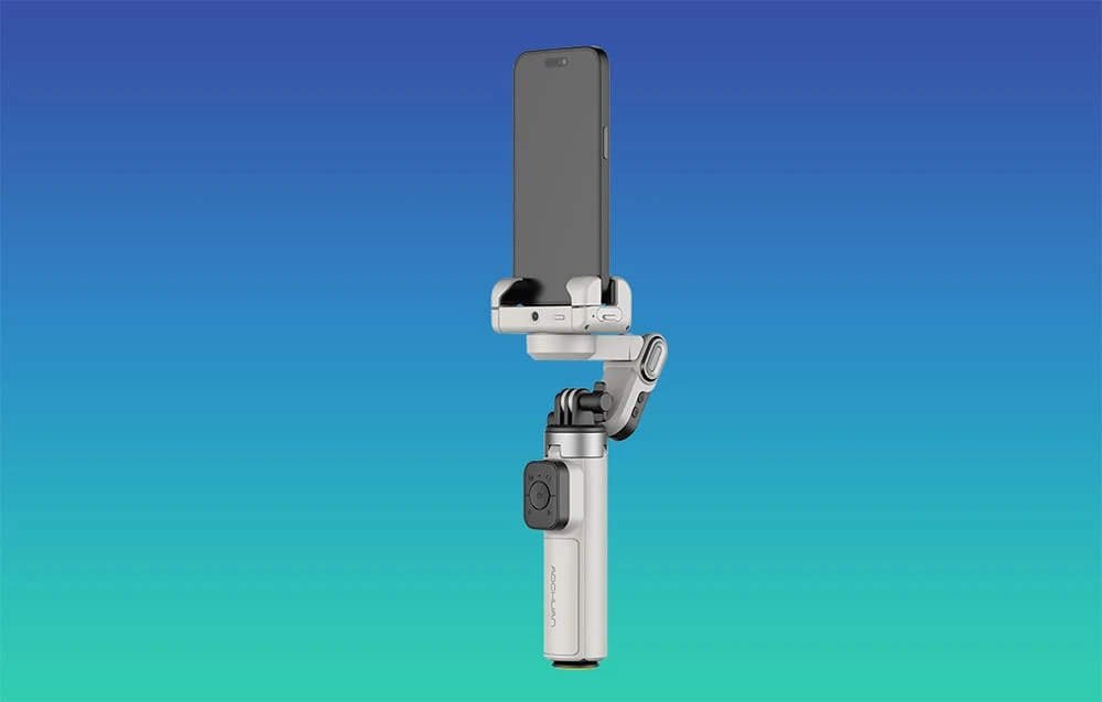 AOCHUAN M3 Pro Mini Gimbal with AI Sensor (Baltas) aprašymas - Prekės nuotrauka