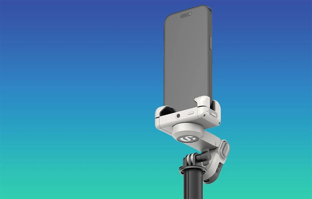 AOCHUAN M3 Pro Mini Gimbal with AI Sensor (Baltas) aprašymas - Prekės nuotrauka