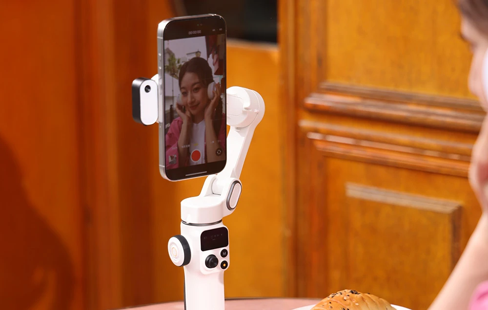 AOCHUAN P2 Gimbal with AI Sensor (Baltas) aprašymas - Prekės nuotrauka