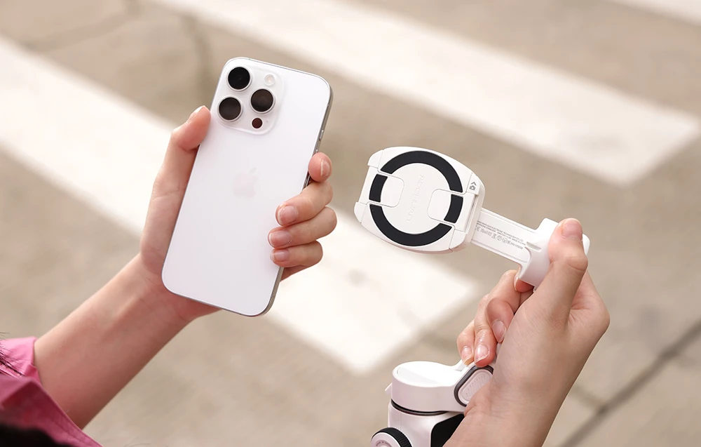 AOCHUAN P2 Gimbal with AI Sensor (Baltas) aprašymas - Prekės nuotrauka