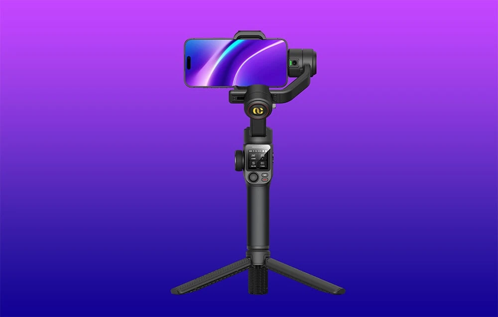 AOCHUAN S3 Gimbal with AI Sensor (Juodas) aprašymas - Prekės nuotrauka