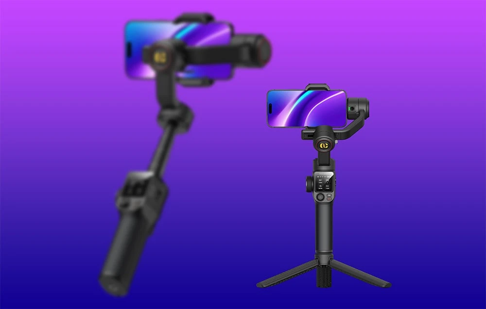 AOCHUAN S3 Gimbal with AI Sensor (Juodas) aprašymas - Prekės nuotrauka