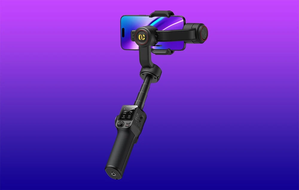 AOCHUAN S3 Gimbal with AI Sensor (Juodas) aprašymas - Prekės nuotrauka