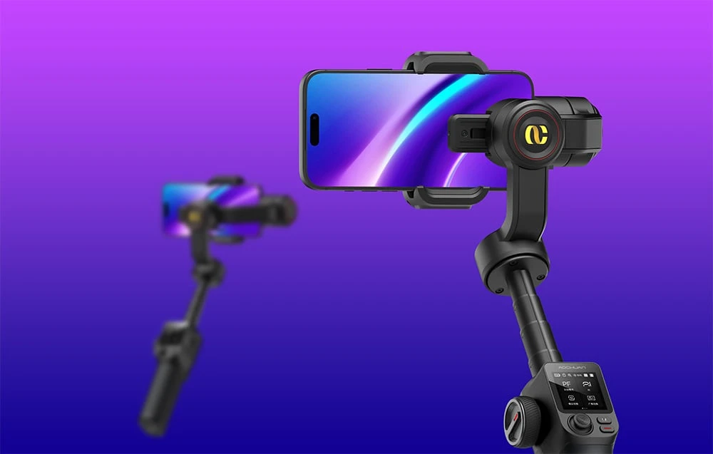 AOCHUAN S3 Gimbal with AI Sensor (Juodas) aprašymas - Prekės nuotrauka