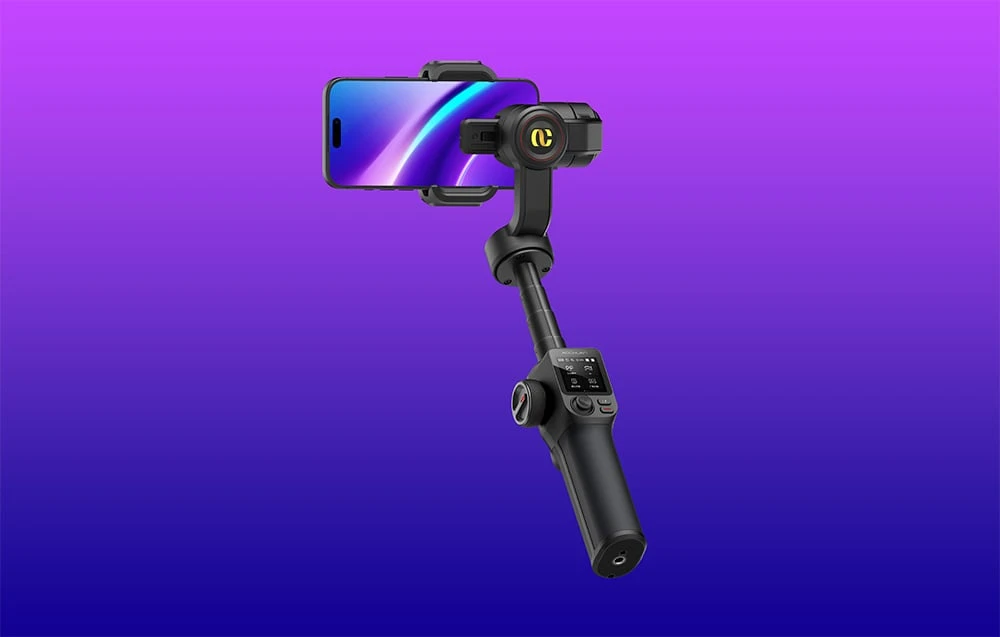 AOCHUAN S3 Gimbal with AI Sensor (Juodas) aprašymas - Prekės nuotrauka