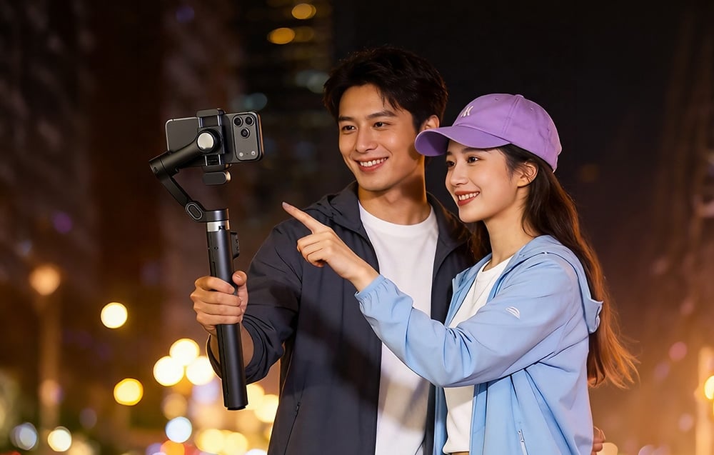 Aochuan Gimbal Smart V3 Juodas aprašymas - Prekės nuotrauka