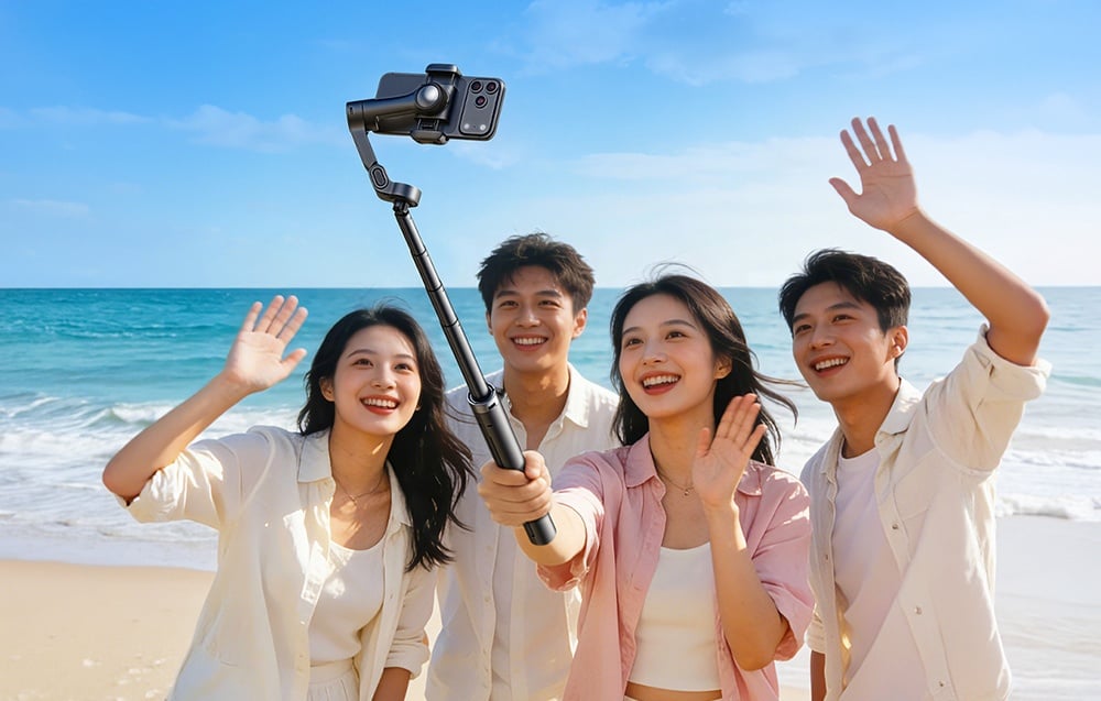 Aochuan Gimbal Smart V3 Juodas aprašymas - Prekės nuotrauka