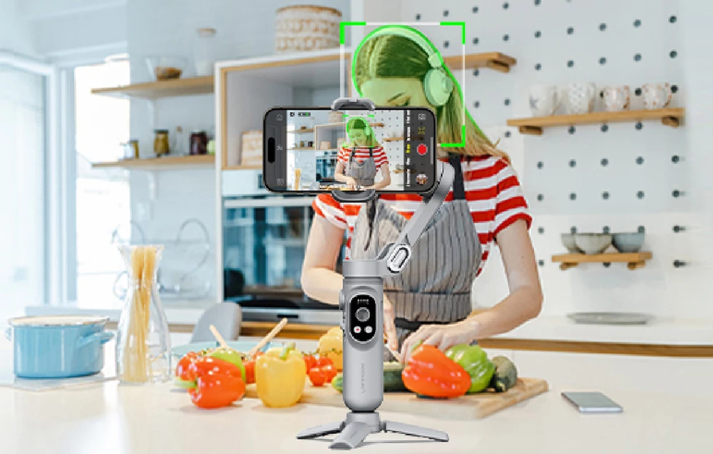 AOCHUAN X Gimbal (Gray) aprašymas - Prekės nuotrauka