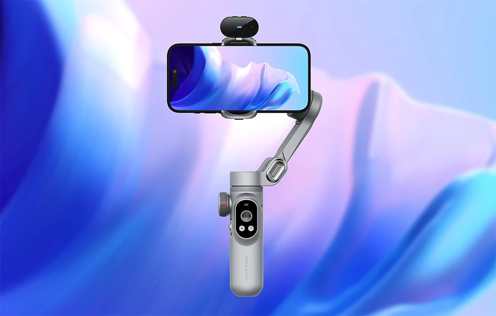 AOCHUAN X Pro Gimbal with AI Sensors (Gray) aprašymas - Prekės nuotrauka