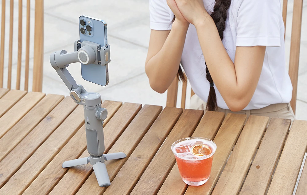 AOCHUAN X Pro Gimbal with AI Sensors (Gray) aprašymas - Prekės nuotrauka