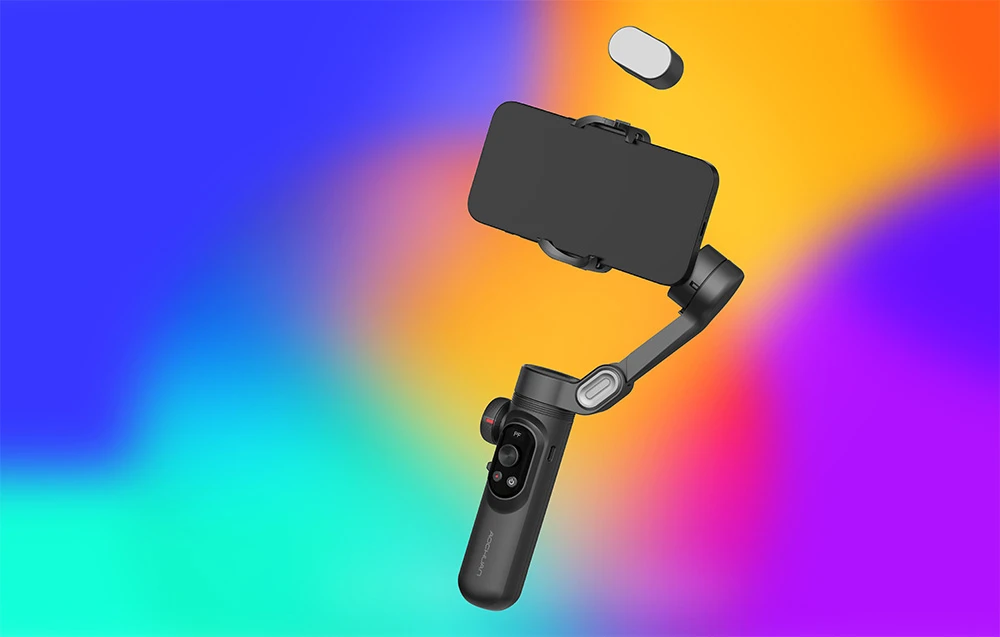 AOCHUAN X Pro Gimbal with RGB Lighting (Juodas) aprašymas - Prekės nuotrauka