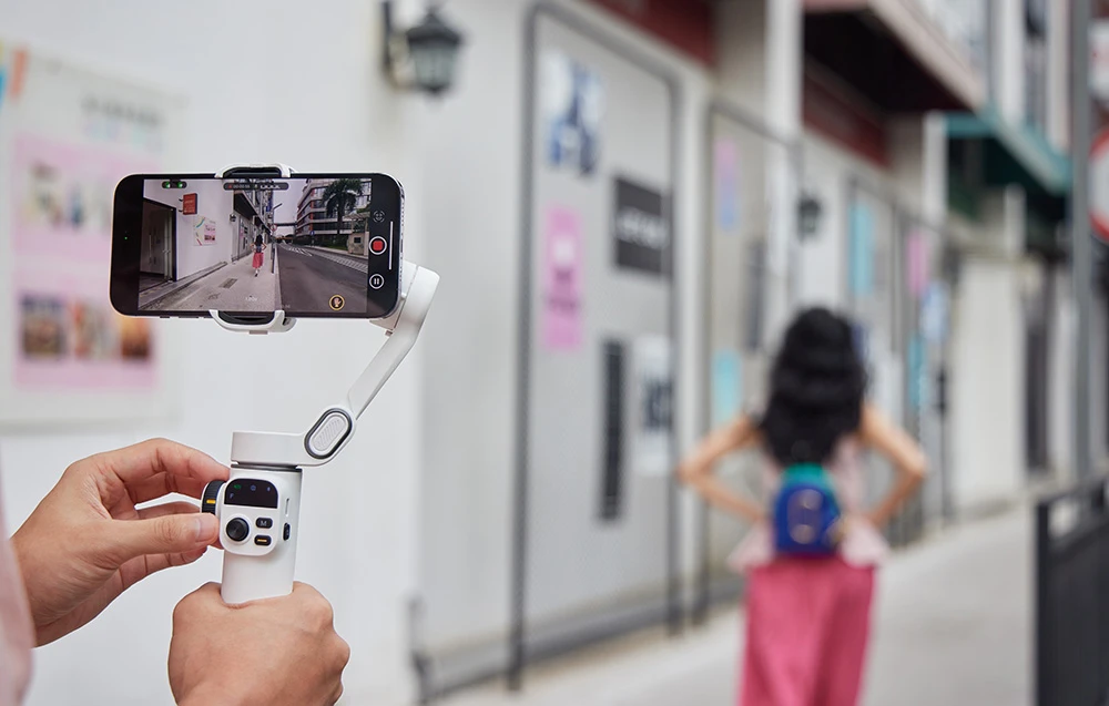 AOCHUAN X2 Gimbal with AI Sensor (Baltas) aprašymas - Prekės nuotrauka