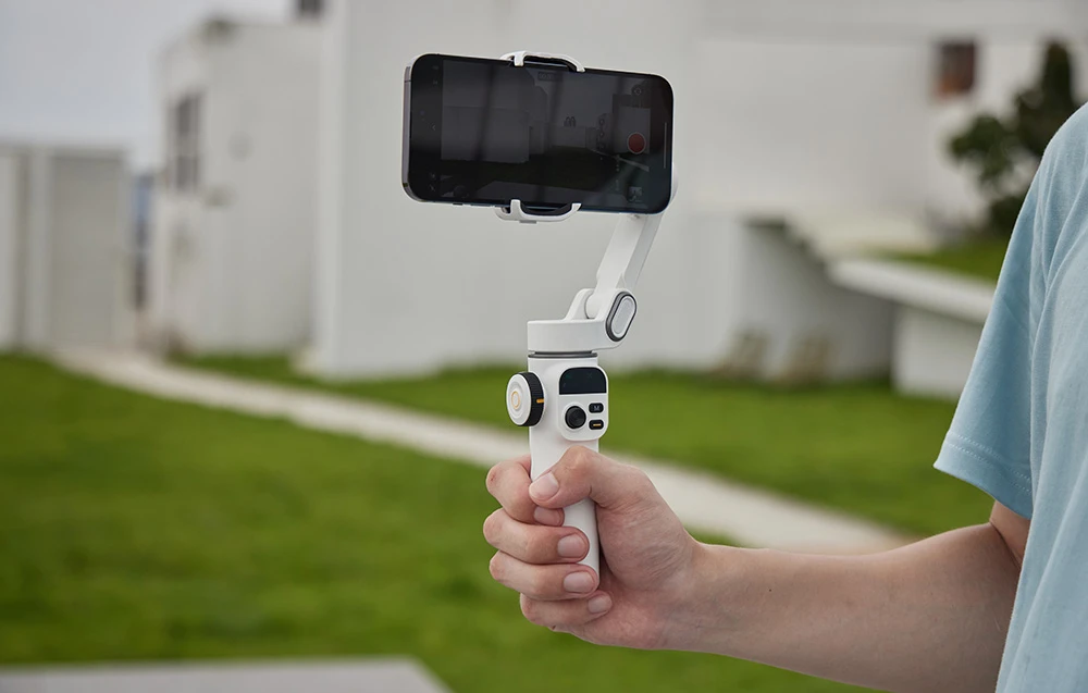AOCHUAN X2 Gimbal with AI Sensor (Baltas) aprašymas - Prekės nuotrauka