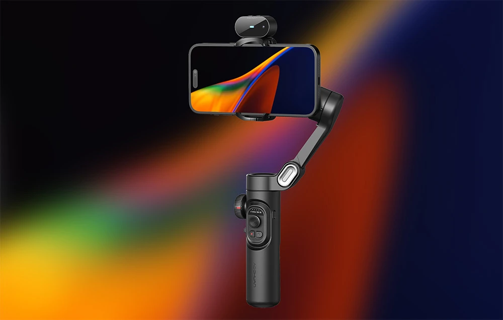 AOCHUAN XE Gimbal with AI Sensor (Juodas) aprašymas - Prekės nuotrauka