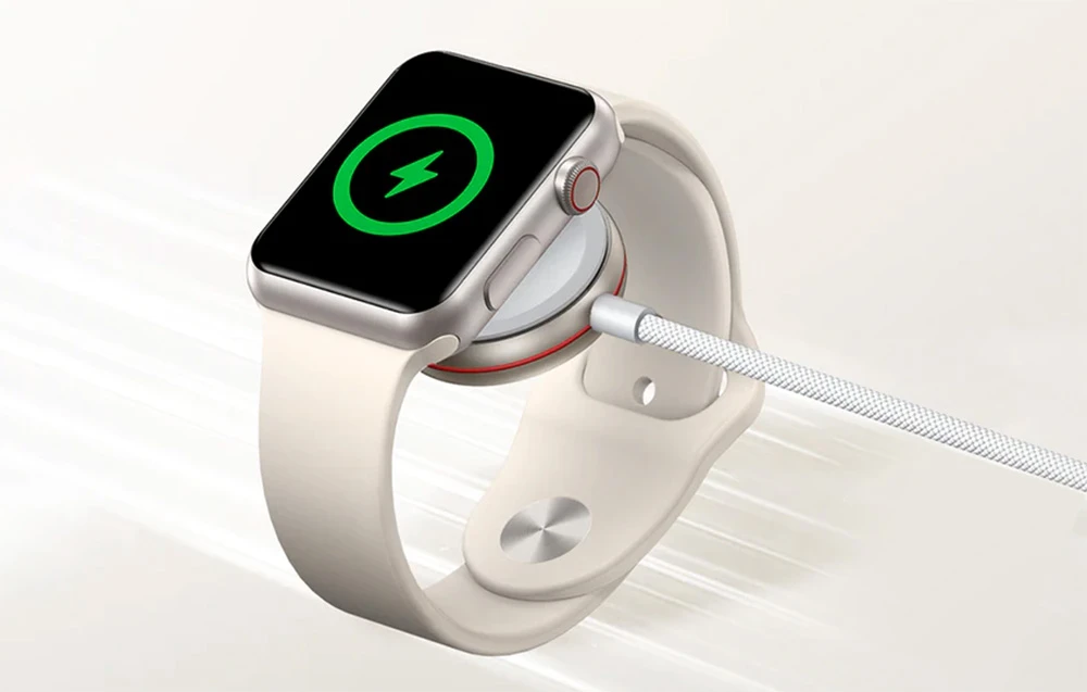 Apple Watch magnetinis įkroviklis Joyroom S-IW011 USB-C 5V 1.2m (baltas) aprašymas - Prekės nuotrauka