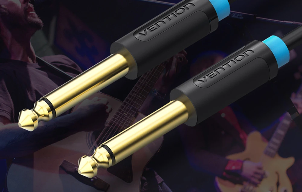 Vention 6.35 mm TS garso kabelis 5 m ventiliacijos BAABJ juodas aprašymas - Prekės nuotrauka Vention 6.35 mm TS garso kabelis 5 m ventiliacijos BAABJ juodas aprašymas - Prekės nuotrauka