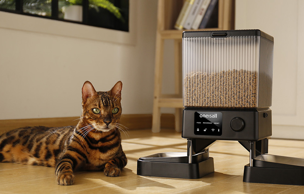 automatic-dual pet-feeder-wifi-single