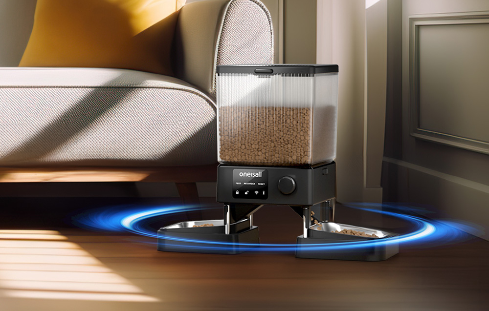 automatic-dual pet-feeder-wifi-single