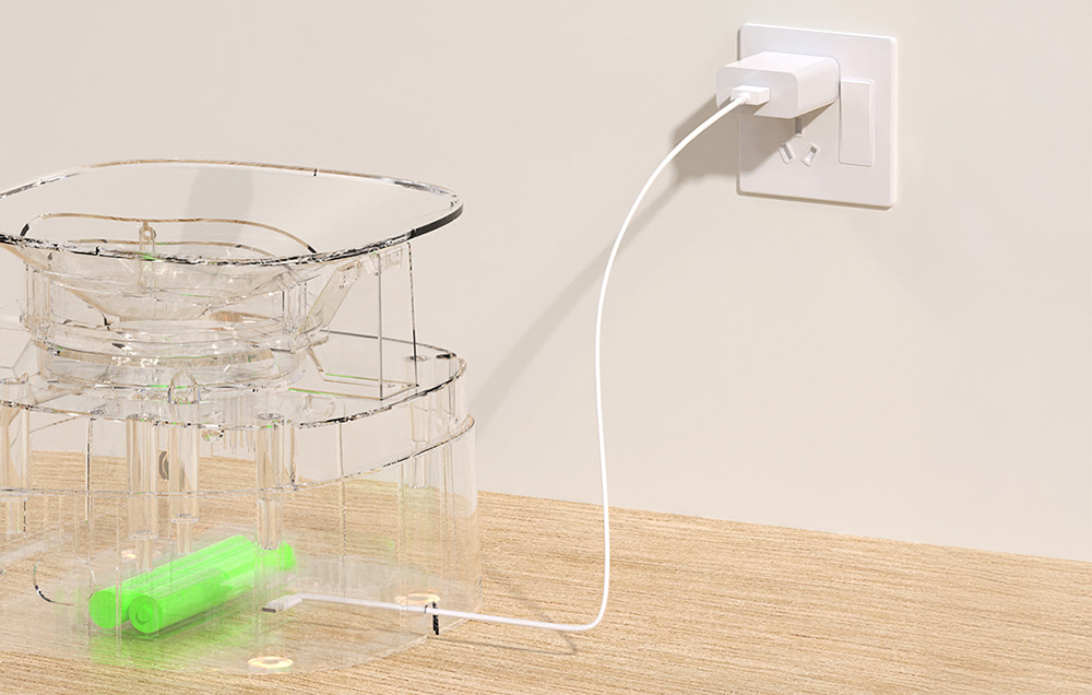 Automatinis naminių gyvūnėlių šėrykla „Rojeco“ su 4 mygtukais