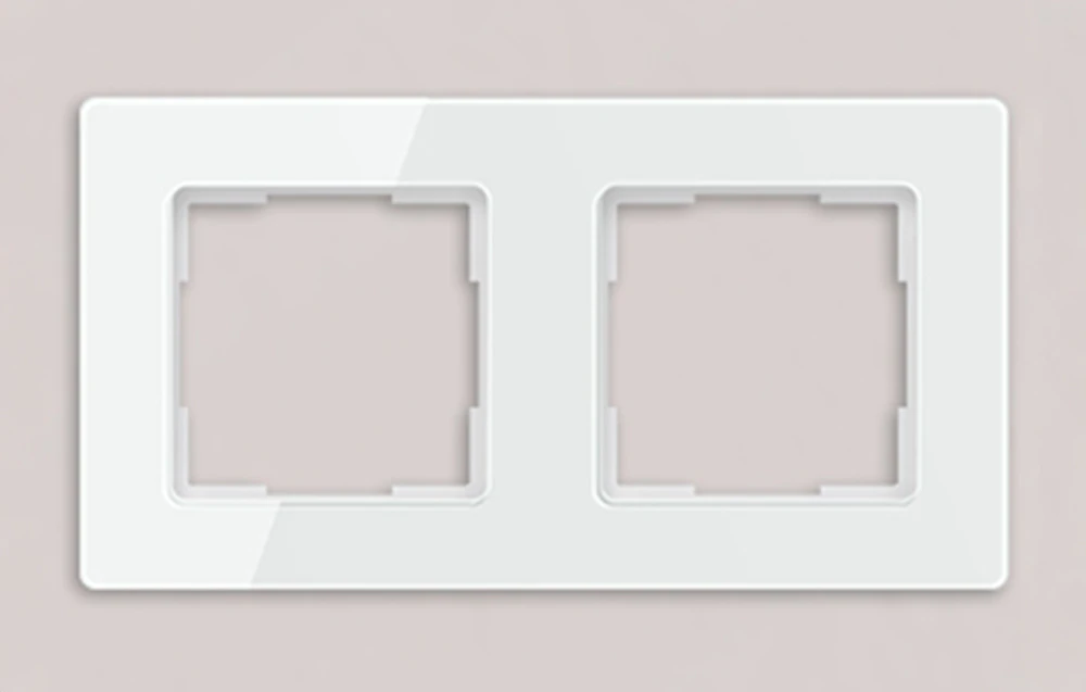 Avatto 2 Socket TS20 light switch frame (baltas) aprašymas - Prekės nuotrauka