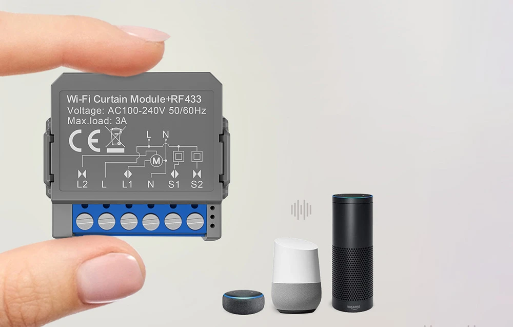 Avatto CMS16-RF-1 išmanusis WIFI+RF užuolaidų modulis aprašymas - Prekės nuotrauka Avatto CMS16-RF-1 išmanusis WIFI+RF užuolaidų modulis aprašymas - Prekės nuotrauka
