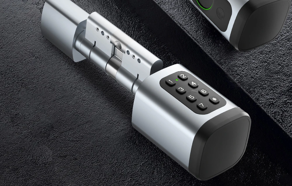 Avatto SDL-V1-S100 100mm Sidabrinis digital lock cylinder aprašymas - Prekės nuotrauka