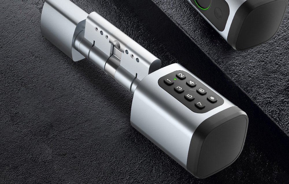Avatto SDL-V1-S80 80mm Sidabrinis digital lock cylinder aprašymas - Prekės nuotrauka
