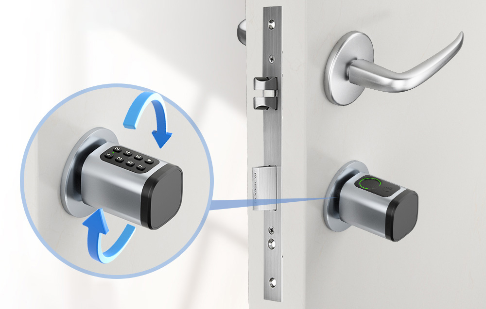 Avatto SDL-V1-S90 90mm Sidabrinis digital lock cylinder aprašymas - Prekės nuotrauka Avatto SDL-V1-S90 90mm Sidabrinis digital lock cylinder aprašymas - Prekės nuotrauka