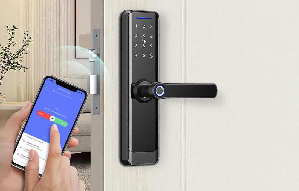 Avatto Smart Digital Lock ZSDL-A270-B-ALI-5572 ZigBee Juodas aprašymas - Prekės nuotrauka