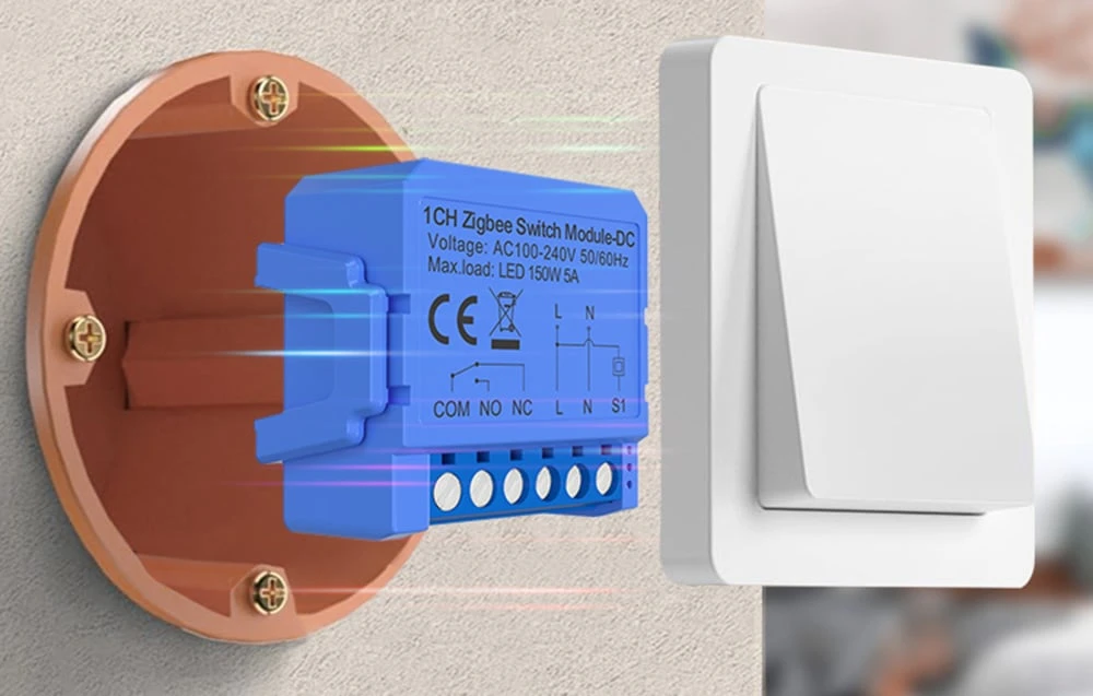 „Avatto ZWSM16-DC-1“ išmanusis 1 kanalo „ZigBee“ jungiklio modulis su bevoltiniu nuolatinės srovės kontaktu aprašymas - Prekės nuotrauka „Avatto ZWSM16-DC-1“ išmanusis 1 kanalo „ZigBee“ jungiklio modulis su bevoltiniu nuolatinės srovės kontaktu aprašymas - Prekės nuotrauka