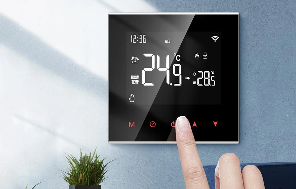 Avatto ZWT100 Zigbee termostatas katilo valdiklis 3A TUYA aprašymas - Prekės nuotrauka