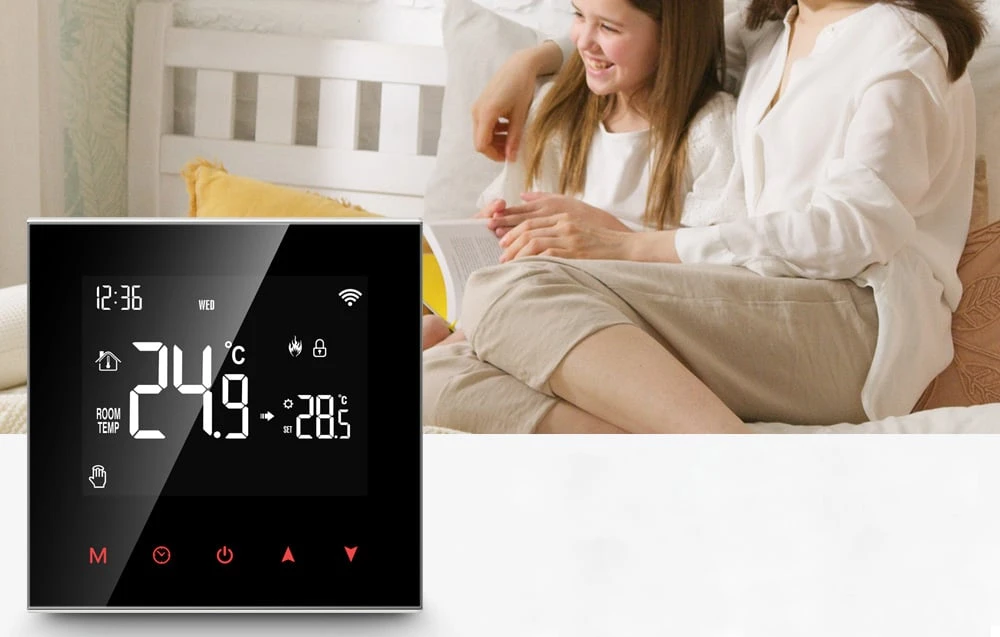 Avatto ZWT100 Zigbee termostatas katilo valdiklis 3A TUYA aprašymas - Prekės nuotrauka