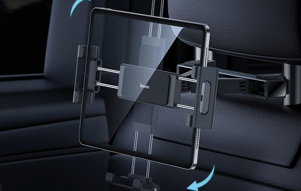 Baseus JoyRide Pro galinės sėdynės laikiklis planšetiniam automobiliui (juodas) aprašymas - Prekės nuotrauka Baseus JoyRide Pro galinės sėdynės laikiklis planšetiniam automobiliui (juodas) aprašymas - Prekės nuotrauka